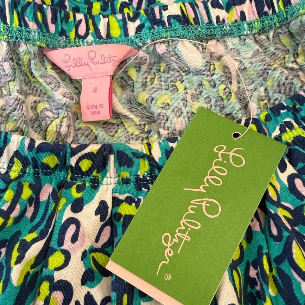 NWT Lilly Pulitzer Strapless Windsor Sea Blue "It's a stretch" dress, Size Small - Picture 6 of 6